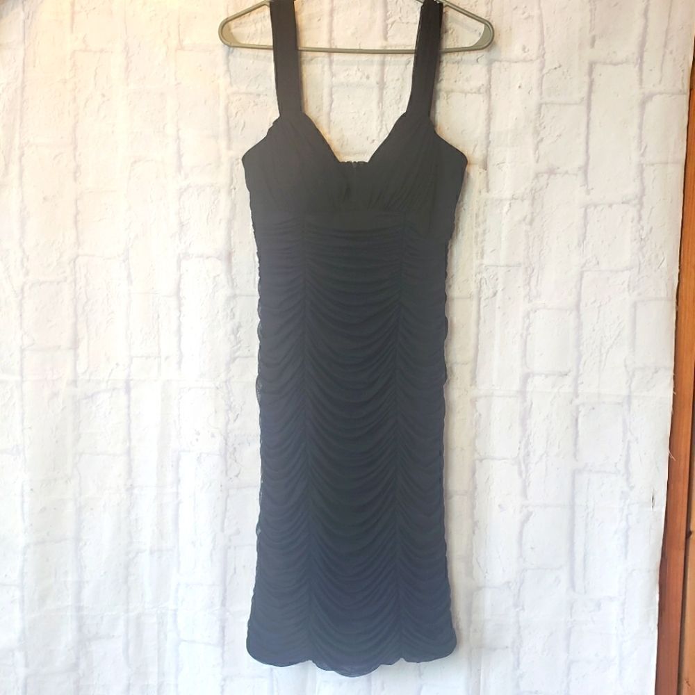 BETSY & ADAM BY LINDA BERNELL Ruched Bodycon Dress